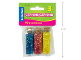 Glitter Powder in Glass Bottle 3Pk