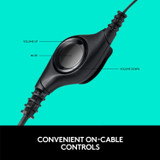 Headset Logitech H390 USB w/Noise Canceling Micro