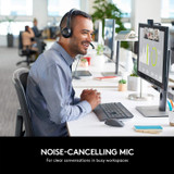Headset Logitech H390 USB w/Noise Canceling Micro