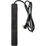 Surge Protector with USB (450 Joules, Black) 6-Outlet