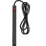 Surge Protector with USB (450 Joules, Black) 6-Outlet