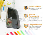 Sharpener Battery Operated, Black (Use 2-AA)