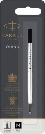 Refill Parker Quink Rollerball Medium-Black (0/12)