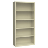 Steel Bookcase - 5 Shelves - 72"H