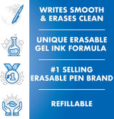 Pen Frixion Clicker-Erasable & Retractable Black/Fine (Dozen)
