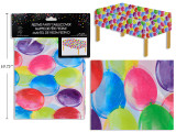 Tablecover 54"x 96" Rectangular/Plastic (Festive Party)