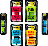 Flags-Sign Here Assorted Colors 248Pk