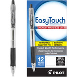 Pen EasyTouch (Dozen) Retractable/Fine (Black)