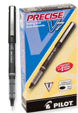 Pen Precise V7 Rolling Ball-Fine/Black (Dozen)