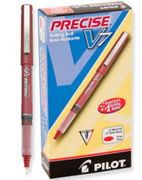 Pen Precise V7 Rolling Ball-Fine/Red (Dozen)