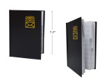 Notebook-Hardcover Index/Address Book Assorted Colors 50 Sheets