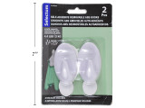Hooks-Self Adhesives 2Pcs (Weight Capacity: 4.4 Pounds)