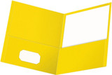 Portfolio Twin Pocket/Letter Size-Yellow (25/Box)