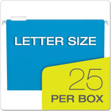 Hanging Folder Letter/Blue (25/Box) (1/5 Tab)