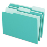 File Folder Letter/4210-Aqua (100/Box)