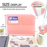 Expanding File 7 Pockets (Assorted Pastel Colors)