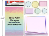 Sticky Notes-Booklet/Assorted Shapes
