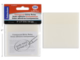 Sticky Notes-Transparent 100 Sheets