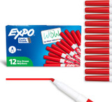 Dry Erase Expo Markers 12ct. Red/Fine Tip (Boxed) (6/12)