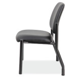 Chair OS Big & Tall | Armless Guest Chair with Black Frame - 23"W