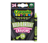 Crayons 24ct.-Bold & Bright Construction Paper Crayons