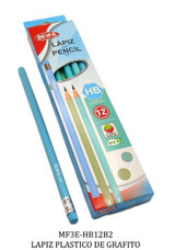 Pencil HB-Graphite/Plastic (Dozen) (HB12B2)
