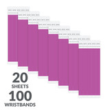 Wristband-Purple 100ct.