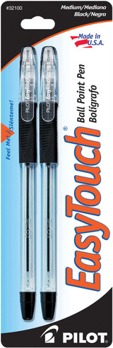 Pen EasyTouch Black/Medium 2Pk