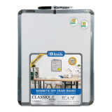 Dry Erase Board-Magnetic w/Marker & 2 Magnets-Classique 11" x 14"