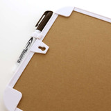 Dry Erase Board/Cork w/Marker 8.5" x 11"
