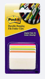 Filing Tabs Bright Colors/Durable 24Pk