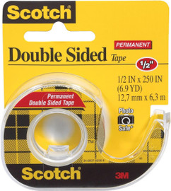 Tape 3M Double Side 1/2" x 250" B/C