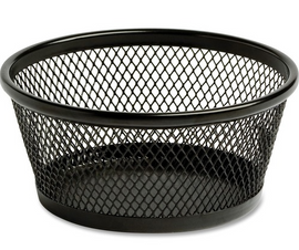 Paper Clip Dish Nestable/Jumbo Black