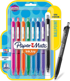 Pen InkJoy 300RT Ball Point Medium/Assorted Colors 8Pk
