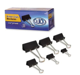 Binder Clips Quick 3/4" 7Pk