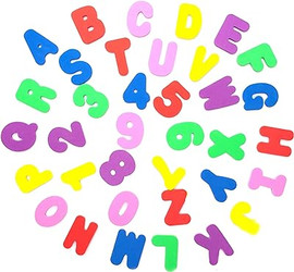 Foamy Shapes-Letters & Numbers (Adhesives)
