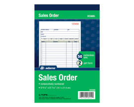 Sales Order Books NCR 2P -6"x9"- 50 sets