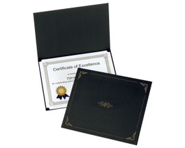 Certificate Holder-Black 5Pk