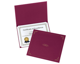 Certificate Holder-Burgundy 5Pk