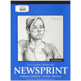 Newsprint Pad 9 x 12" 50 Sheets