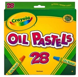 Oil Pastels-Hexagonal 28Pk