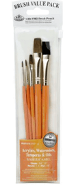 Brush Set-Camel Bristles 5Pk