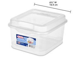 Box Organizer-Flip Top/Clear (#1803)