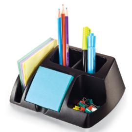 Desk Organizer-Black 5 Storage Areas