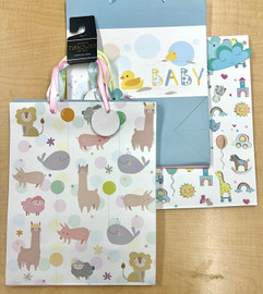 Gift Bags Baby Design-Large 3Pk