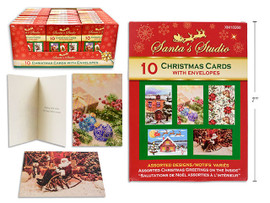Cards Xmas Display 10ct 4.5in x 6-3/8in (MOQ:18)