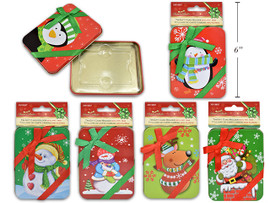 Gift Card Holder Xmas Printed 4-5/8in x 3-1/2in (MOQ:18)