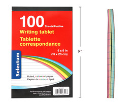 Writing Pad-Rainbow 6 x 9" 100 Sheets