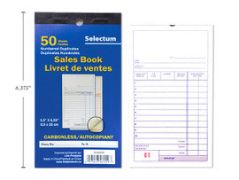 Sales Book-Carbonless/Duplicate 50 Sheets