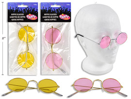 Hippie Tinted Party Glasses.(MOQ:12)